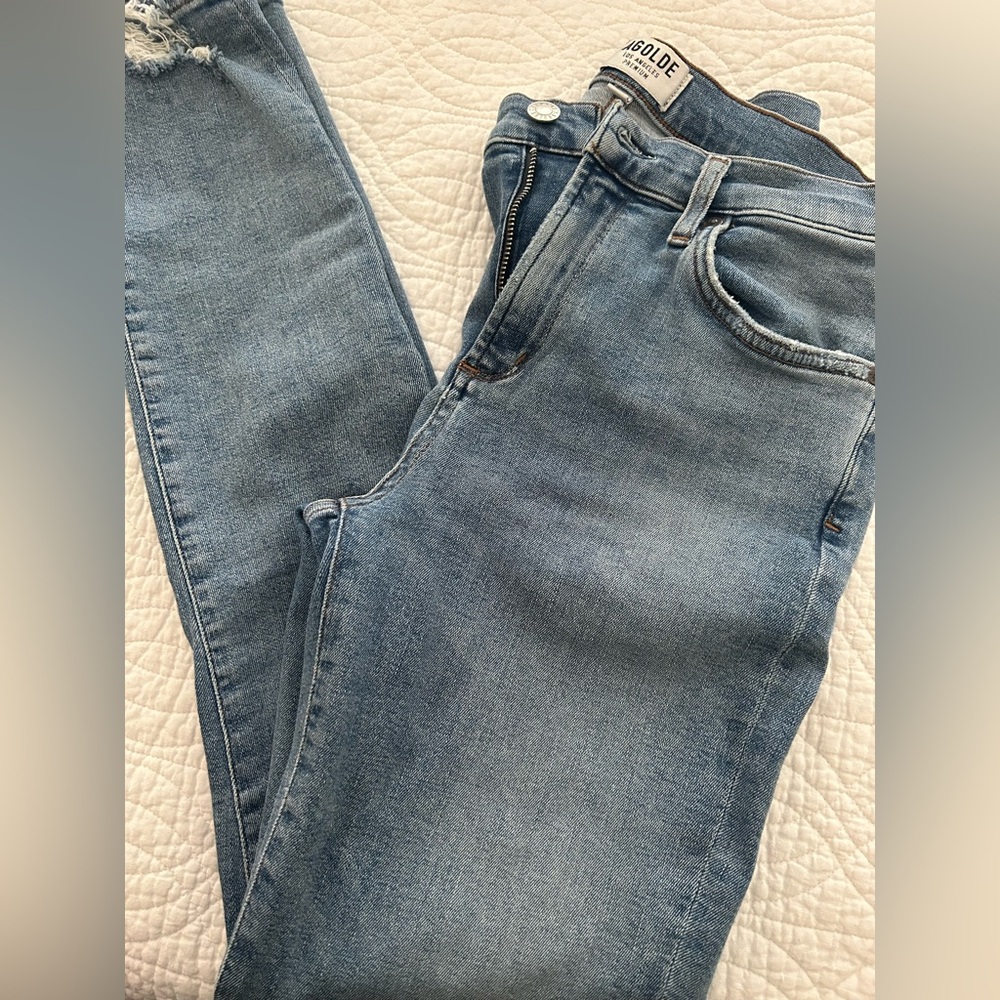Agolde Sophie High Rise Skinny Jeans - Picture 14 of 14